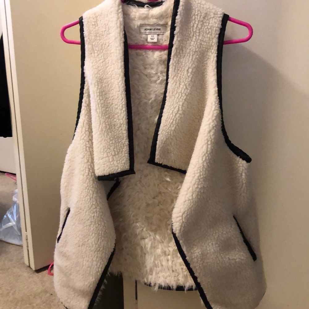 Furry vest.